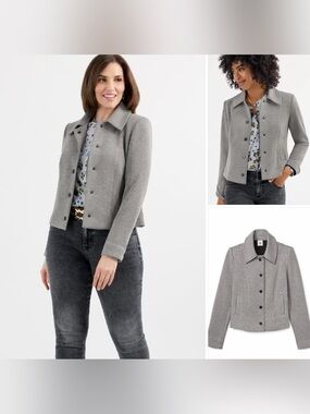 Cabi  Stealth Jacket #4680 Heather gray Large  Was $175